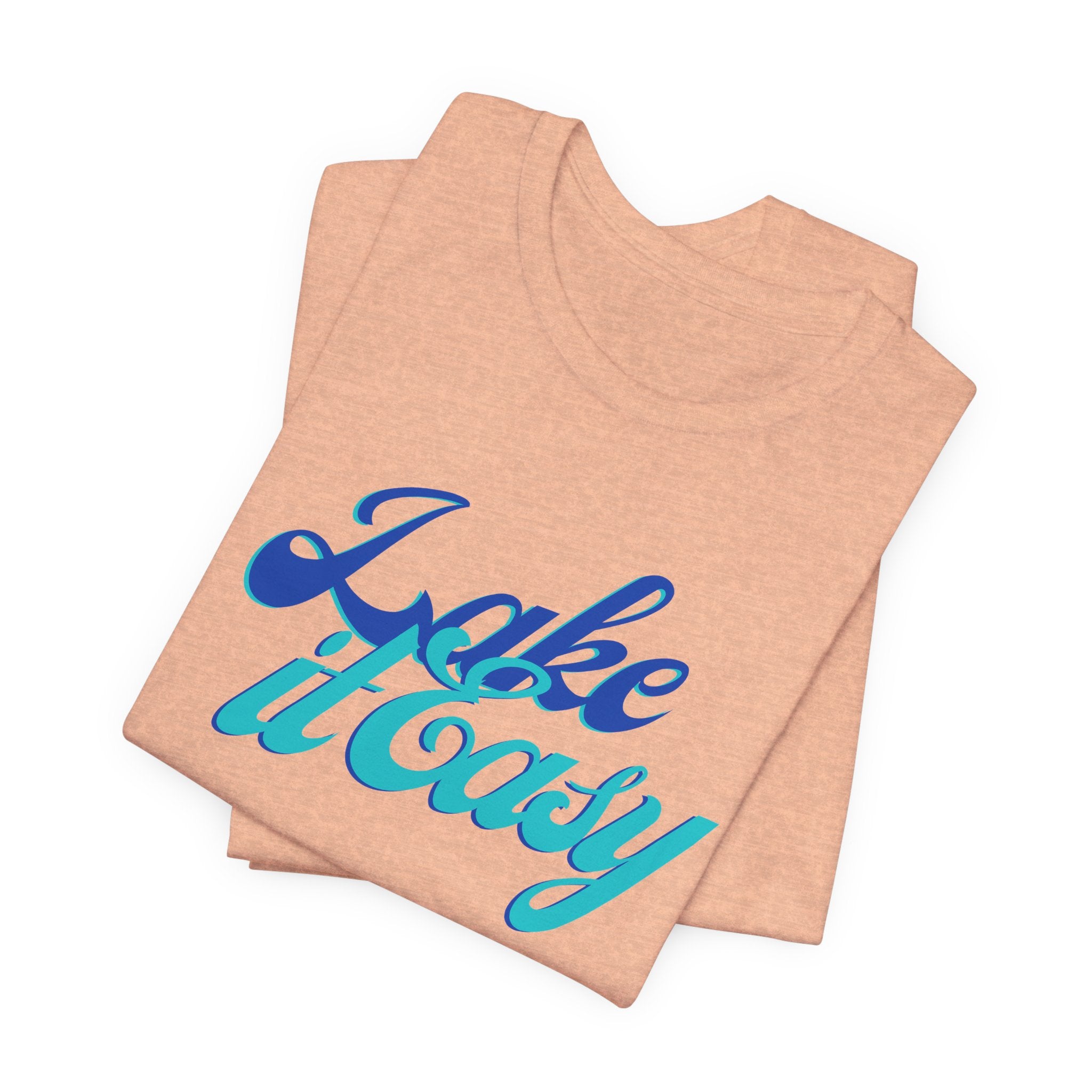 Lake It Easy Unisex Tee - Retro Lake Life Summer Shirt