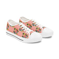 Flocking Fabulous Women's Low Top Sneakers - Pink Flamingo Tropical Beach Print