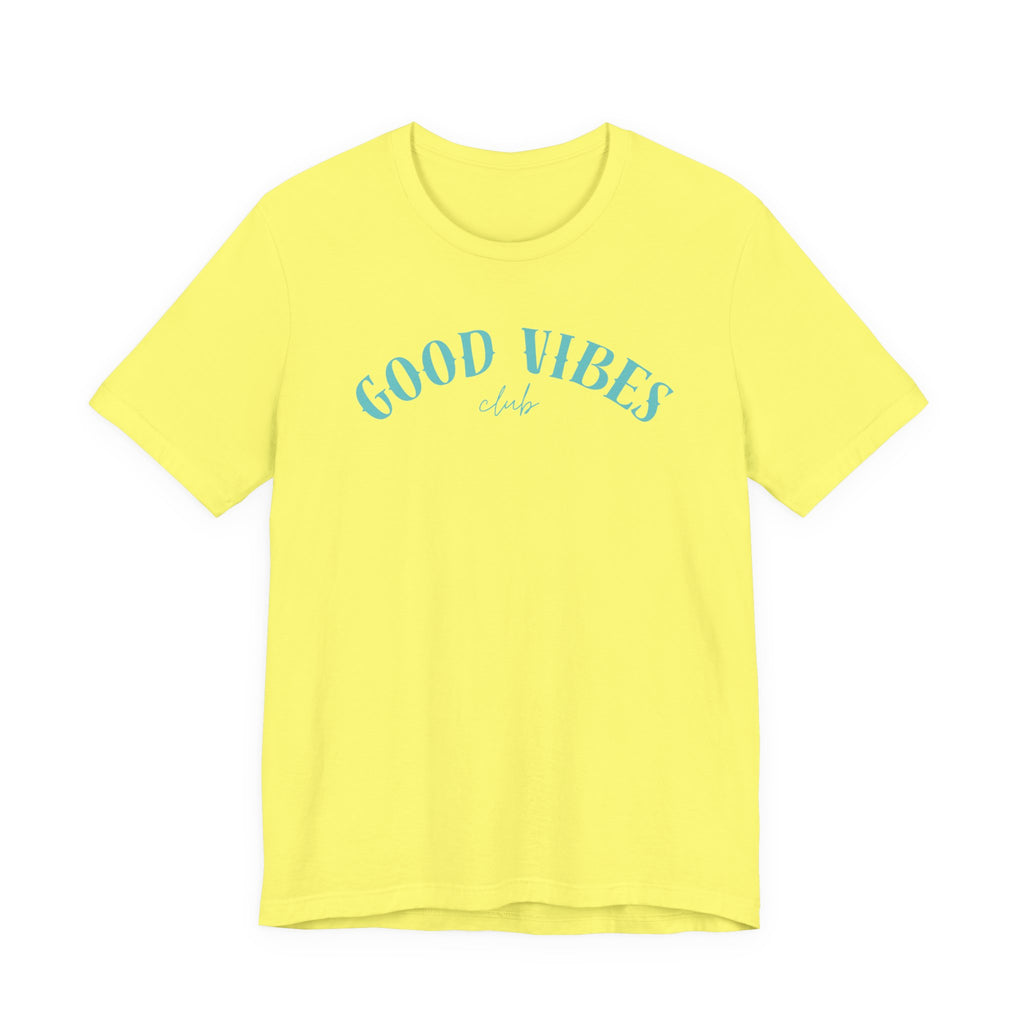 Good Vibes Tee — Retro Script Beachy T-Shirt