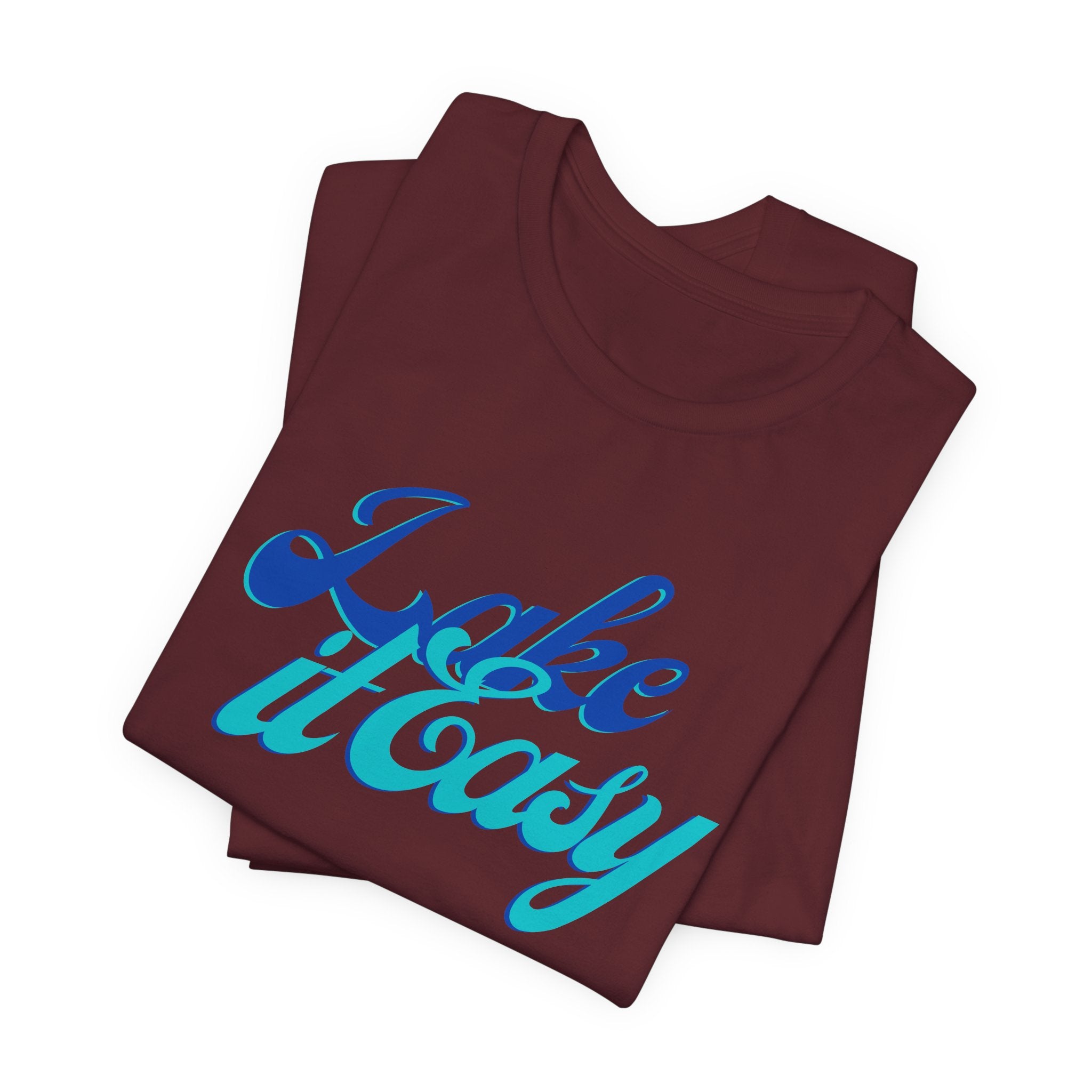 Lake It Easy Unisex Tee - Retro Lake Life Summer Shirt