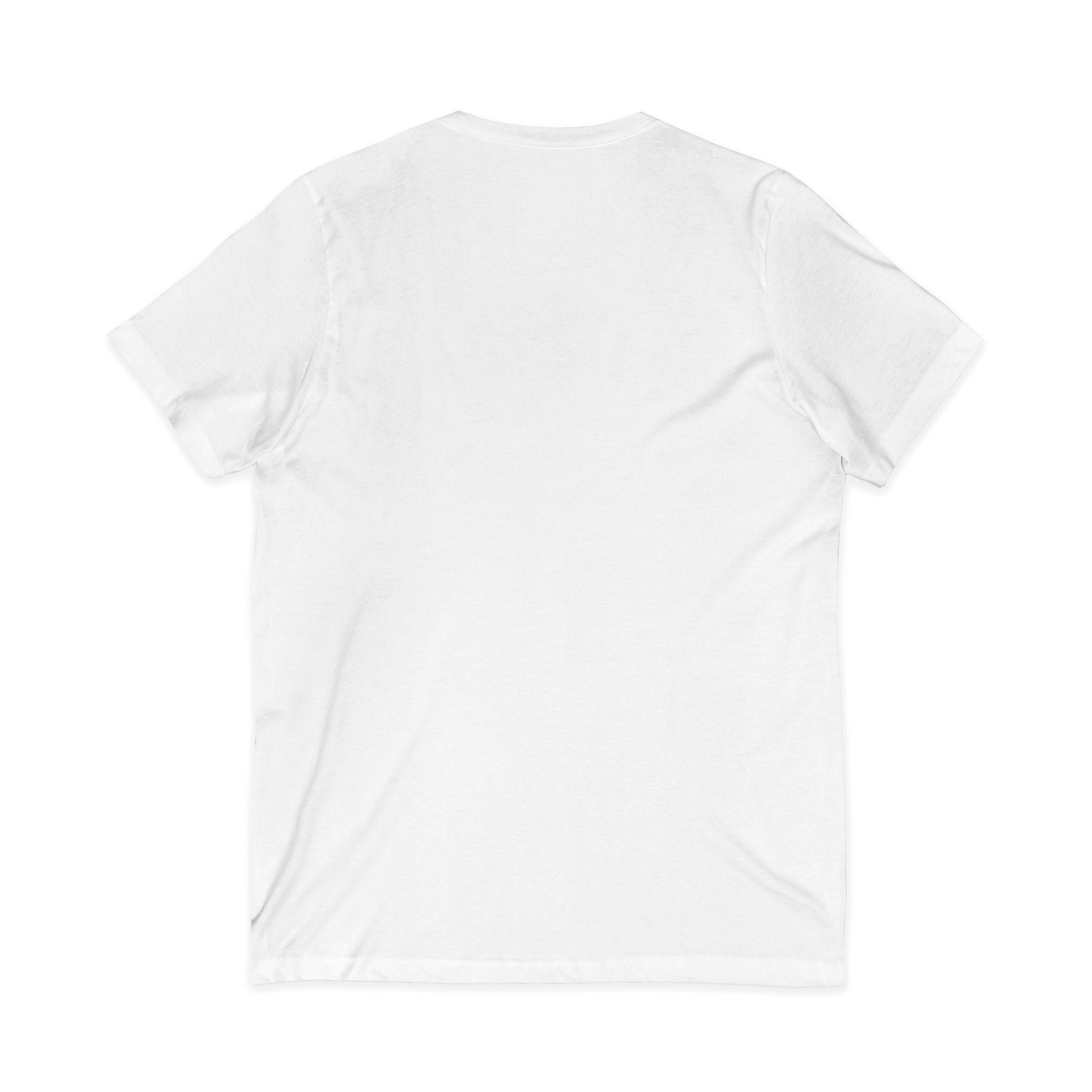 Resting Beach Face V‑Neck Tee — Summer Vacation Beach Shirt