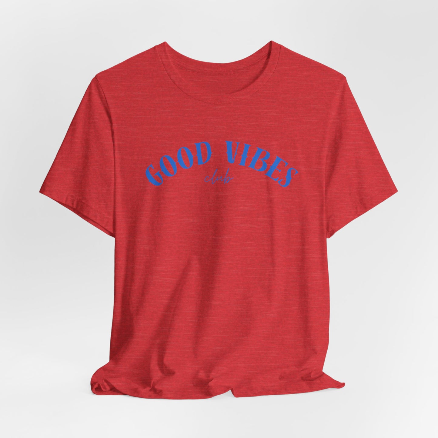 Good Vibes Tee — 'Good Vibes Club' Casual Graphic Unisex T-Shirt Beach / Lake