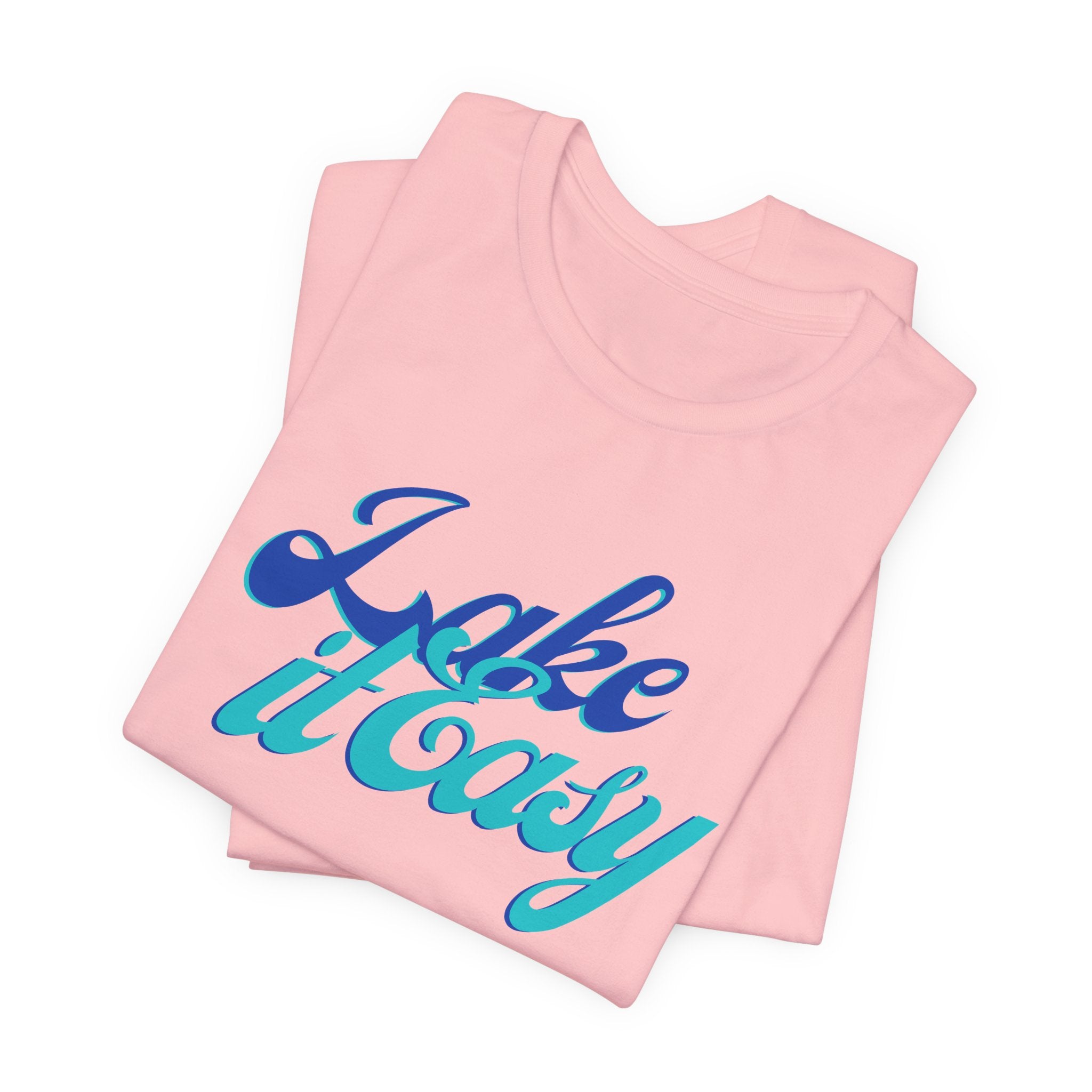 Lake It Easy Unisex Tee - Retro Lake Life Summer Shirt