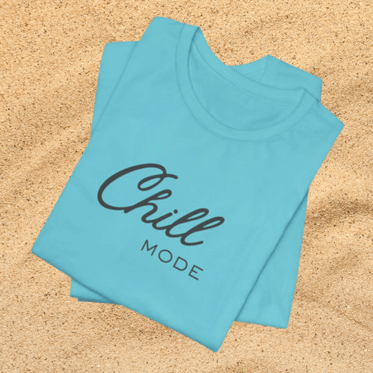 Chill Mode Tee — Minimal Relaxed Graphic Unisex T‑Shirt Beach / Lake