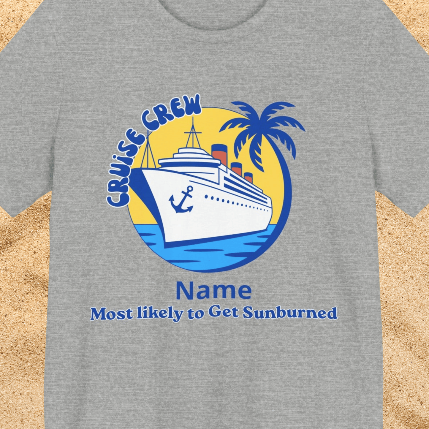 Cruise Crew - Most Likely to Get Sunburned - Group Crew Unisex T-Shirt
