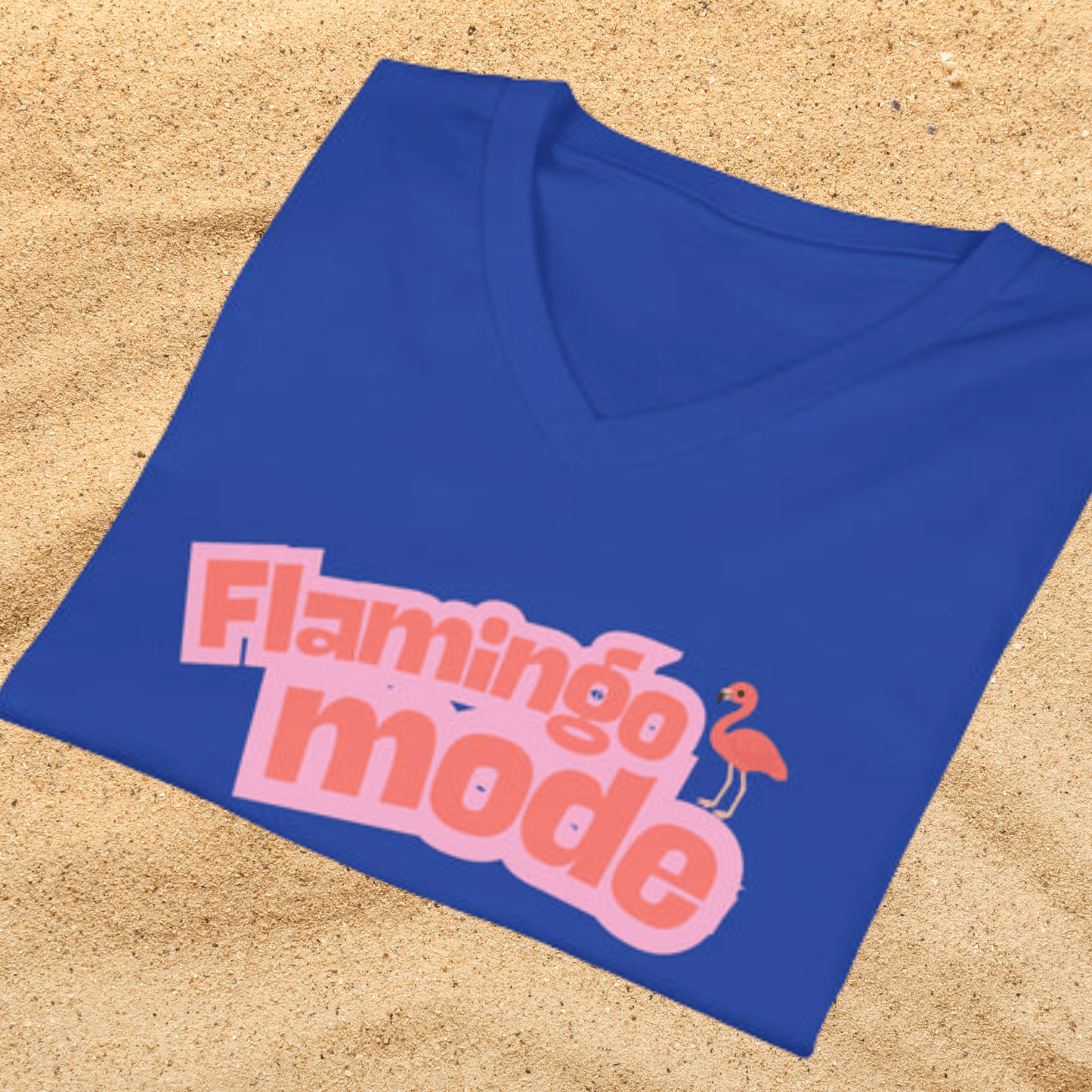 Flamingo Mode Women's V-Neck T-Shirt