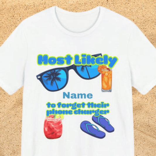 Girls Trip - Most Likely to Forget Their Phone Charger - Group Crew  Unisex T-Shirt