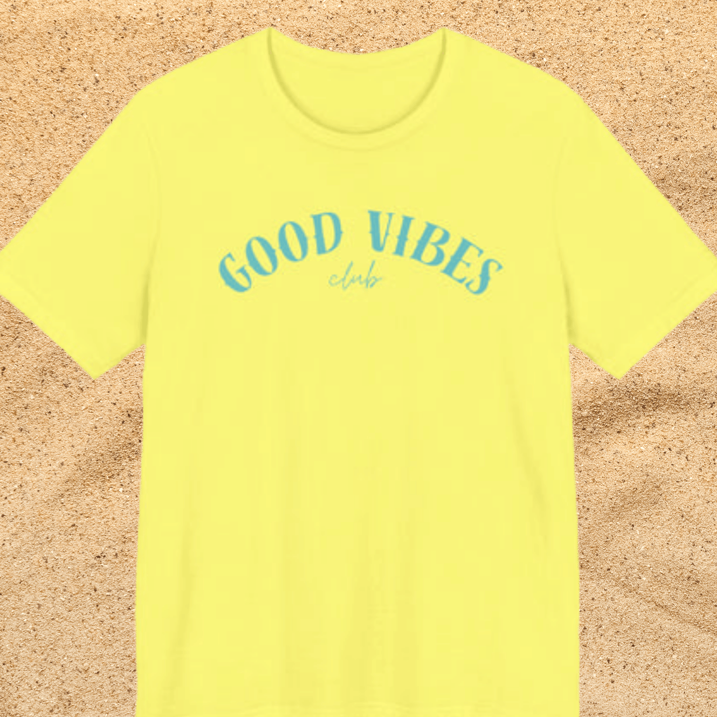 Good Vibes Unisex T-Shirt — Retro Script Beachy Tee Beach / Lake