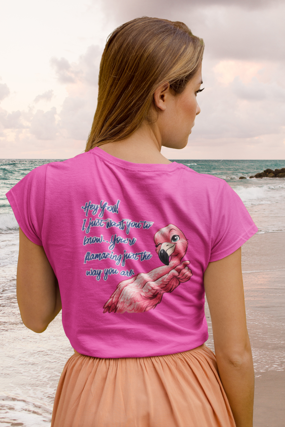 You're Flamazing Women's Tee - Pink Flamingo Encouragement Shirt