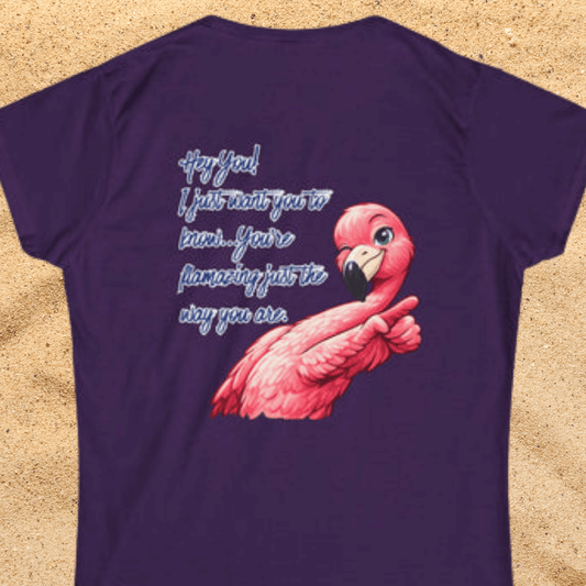 You're Flamazing Women's T-Shirt - Pink Flamingo Encouragement Shirt
